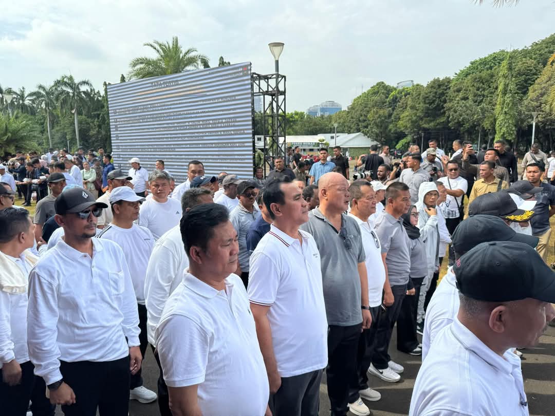 Bupati Nias Utara, Amizaro Waruwu, dan Wakil Bupati Nias Utara, Yusman Zega, telah mengikuti gladi persiapan pelantikan kepala