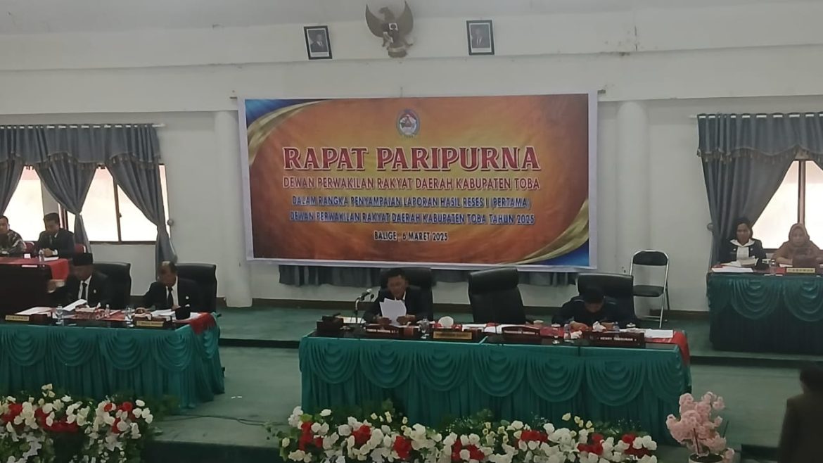 Hasil Reses Pertama DPRD Toba Didominasi Infrastruktur, Pendidikan, Pertanian dan Kesehatan*