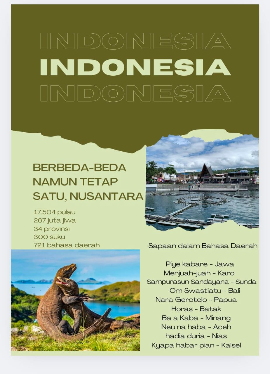 [6/3, 19.58] Amin Medan.: Wawasan Nusantara: Kelestarian Semangat Generasi Zoomers Akan Bahasa Daerah.