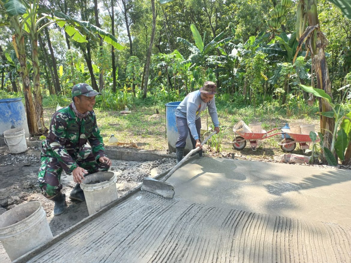 Sebelum Kering Betonisasi Harus Dibatik