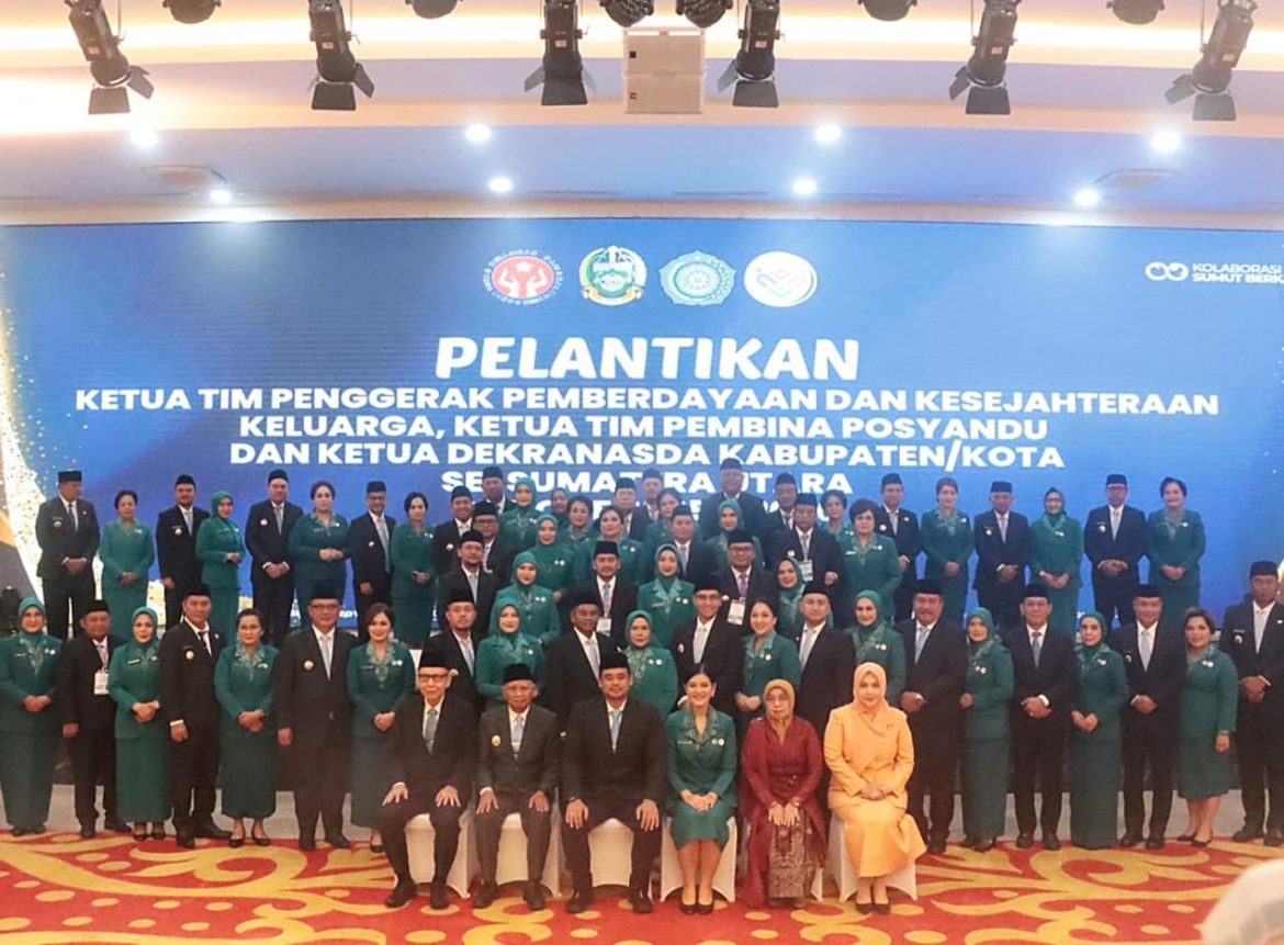 Ketua TP-PKK Sergai Dilantik, Ny. Hj. Rosmaida Darma Wijaya Siap Perkuat Program Kesejahteraan Keluarga