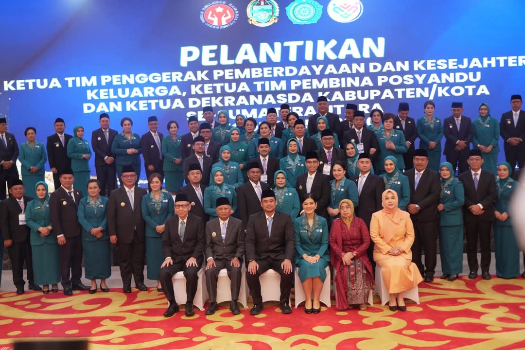 Ny.Arismanwati Amizaro Waruwu Resmi Dilantik sebagai Ketua TP-PKK Kabupaten Nias Utara Periode 2025-2030