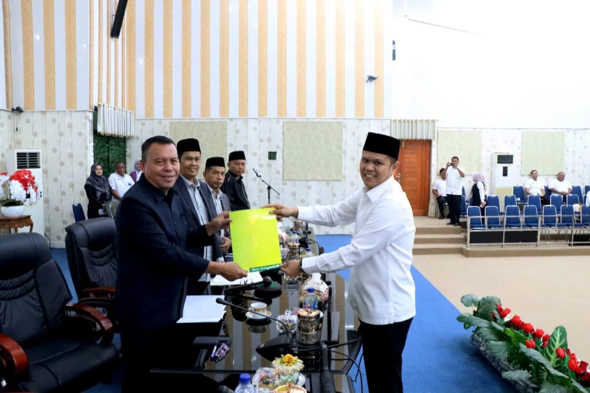 Wabup Sergai Sampaikan Nota Pengantar LKPJ 2024 dan Pengesahan RKT DPRD 2026