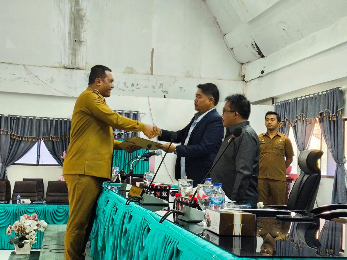 Laporan Keterangan Pertanggung Jawaban tahun Anggaran 2024 Pada Rapat Paripurna DPRD Toba*