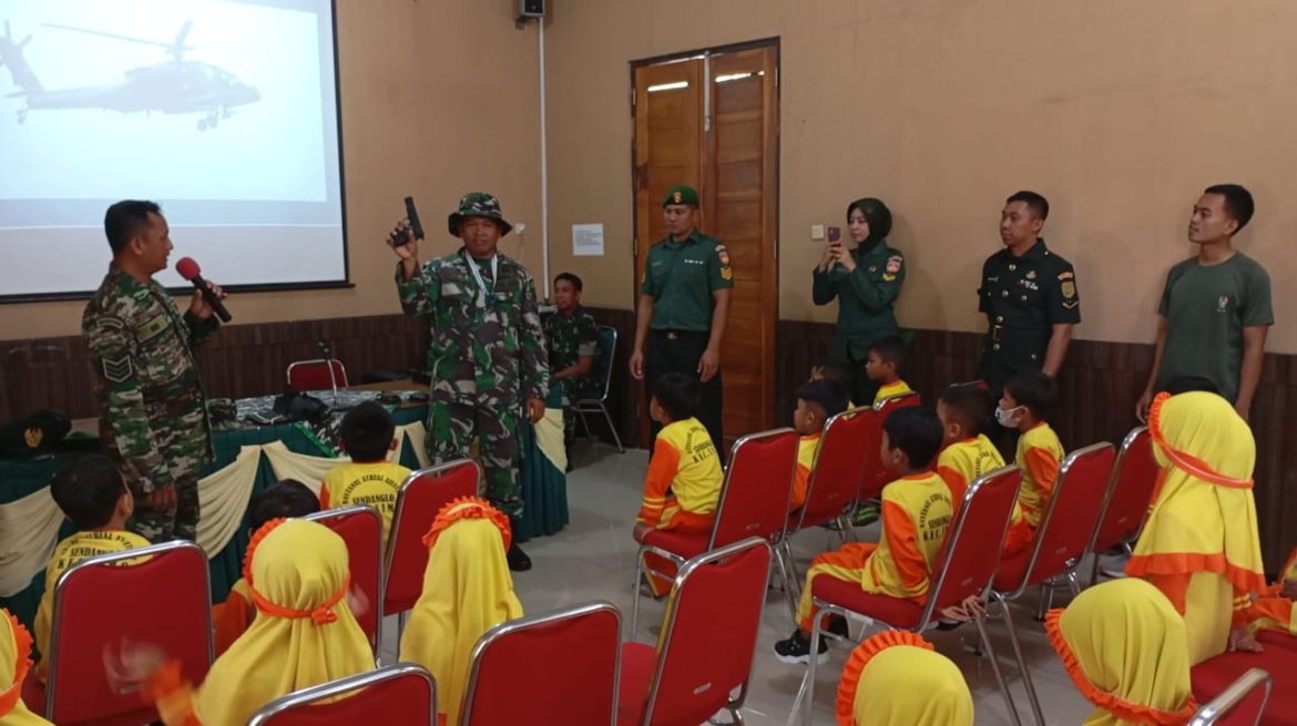 Perkenalkan Institusi TNI, Kodim Boyolali Terima Kunjungan TK BA Aisyah Sendanglo Simo