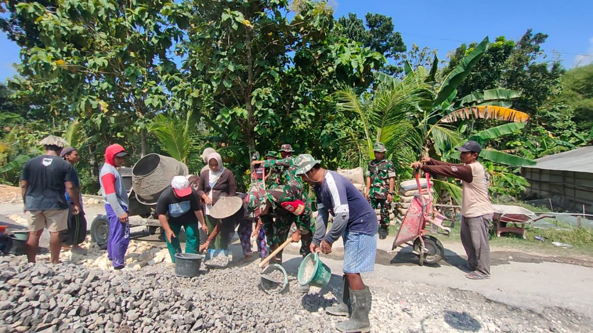 Hari Libur Rabat Beton Tetap Dikebut