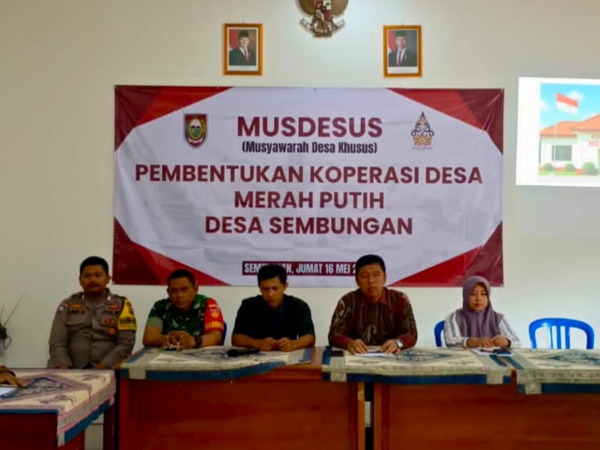 Babinsa Nogosari Hadiri Musdesus Guna Pembentukan Koperasi Merah Putih