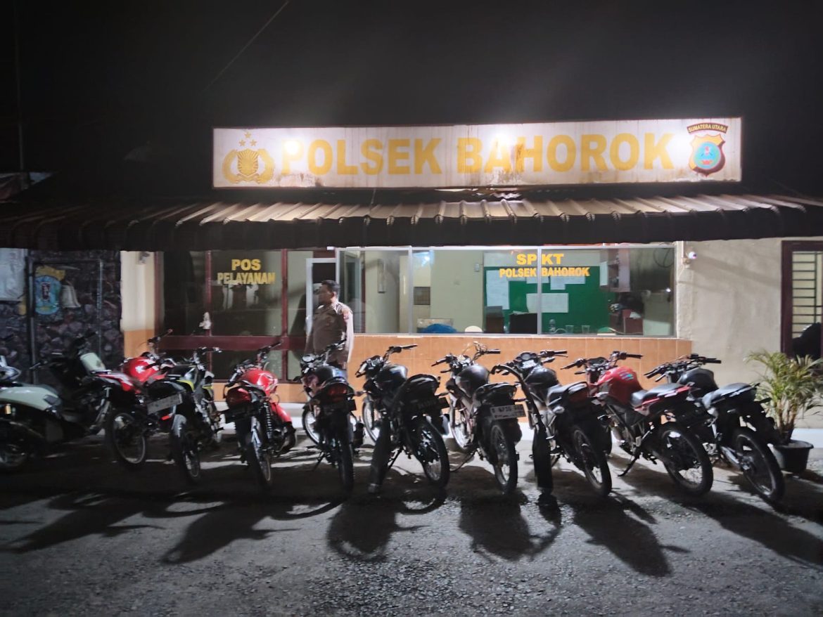 Polsek Bahorok Gelar Razia Premanisme dan Knalpot Brong, 40 Unit Disita untuk Jaga Kamtibmas.