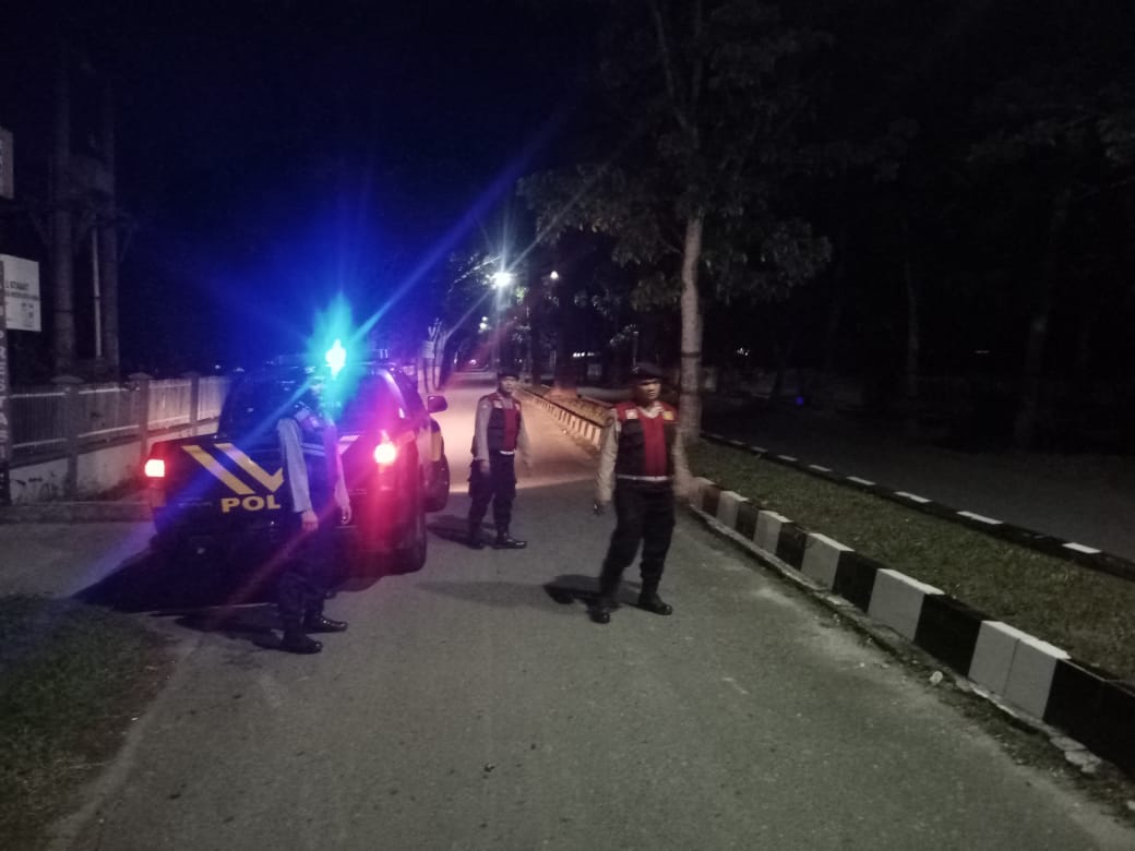 Sat Samapta Polres Langkat Patroli Malam Cegah Kriminalitas.