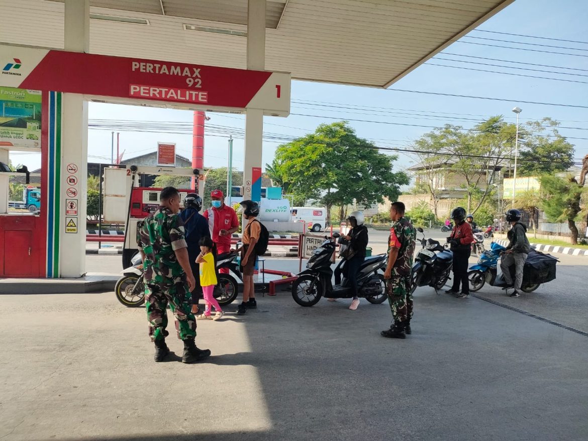 Koramil Ngrampal Bergerak Menjaga Keamanan dan Ketertiban di Wilayah dari Dekat
