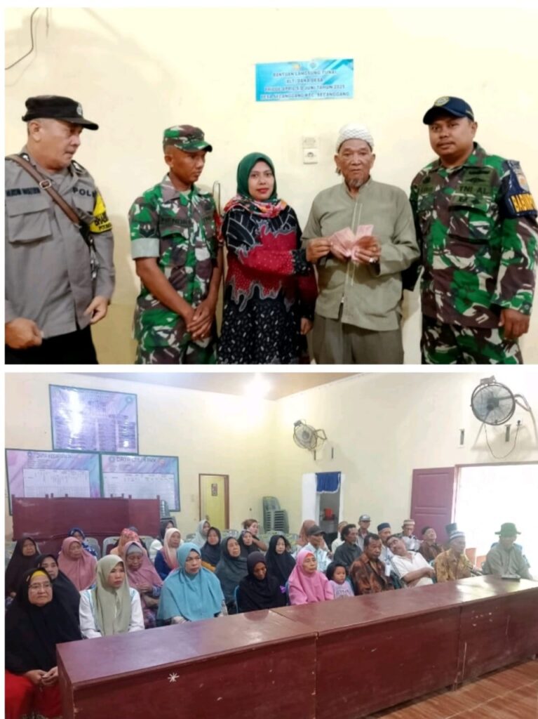 Pemdes Secanggang Kembali Menyalurkan Bantuan Langsung Tunai (BLT) April-Juni 2025.