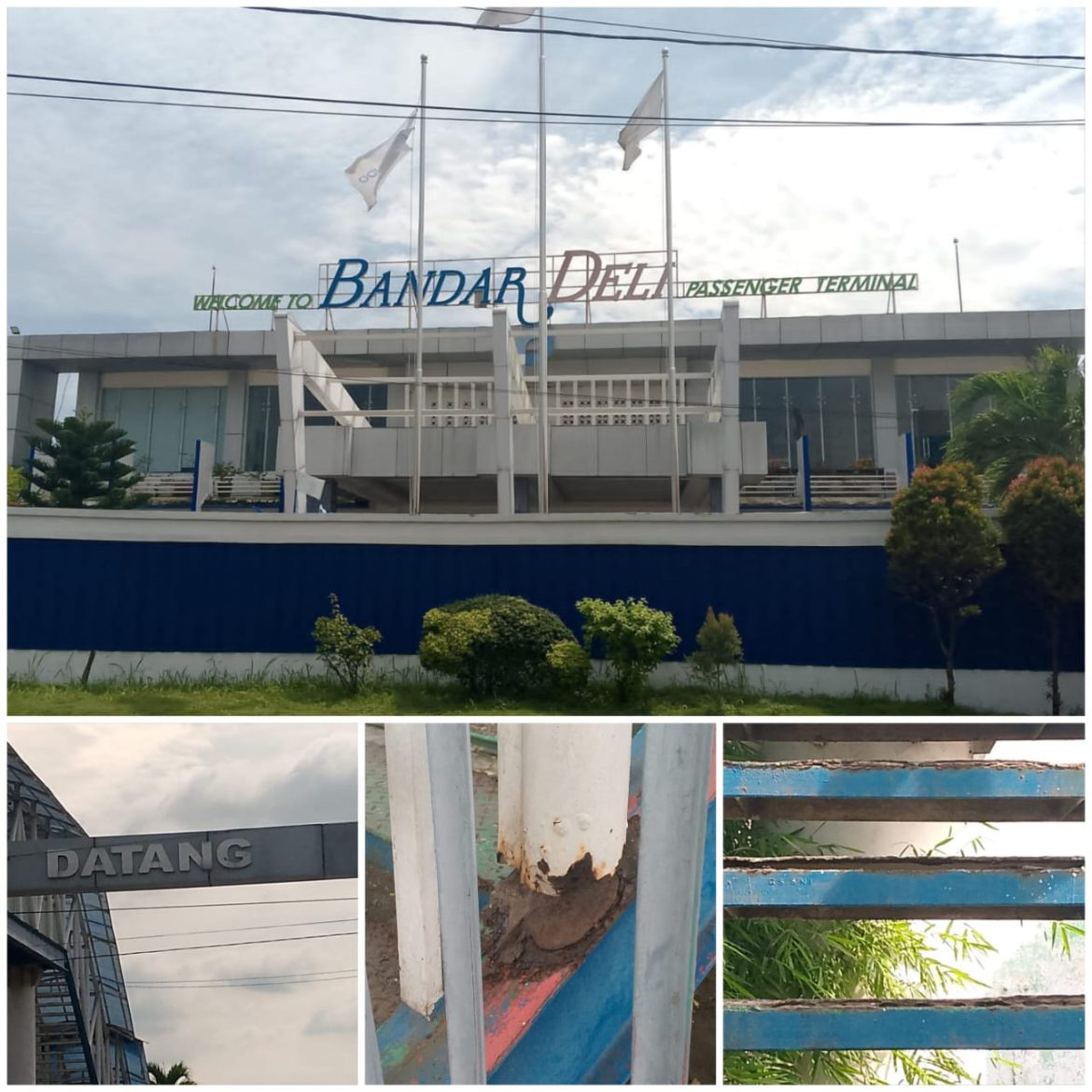 Miris!!, JPO Bandar Deli Belawan Berkarat-Keropos-Tak Terurus & Terkesan Buang-Buang Uang Negara