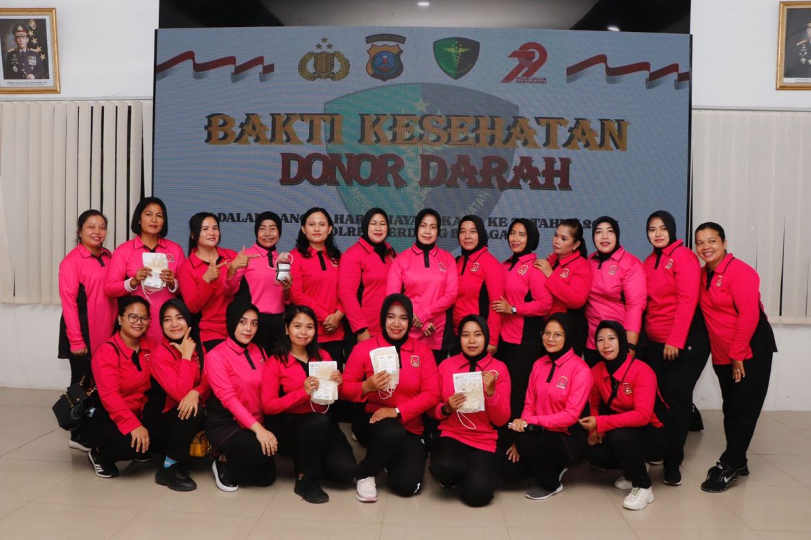 Sambut Hari Bhayangkara ke-79, Polres Sergai Gelar Bakti Kesehatan Donor Darah Bersama RSUD Sultan Sulaiman