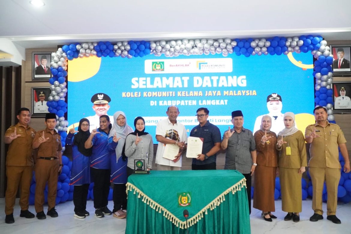 Bupati Langkat Terima Kunjungan Kolej Komuniti Malaysia, Kolaborasi Pendidikan Antarbangsa.
