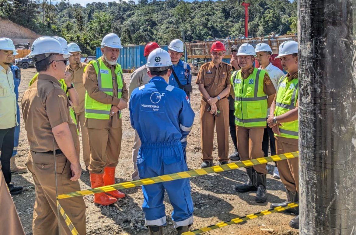 Gubernur Sumbar, Mahyeldi Tinjau Eksplorasi Panas Bumi,di Kabupaten Pasaman.