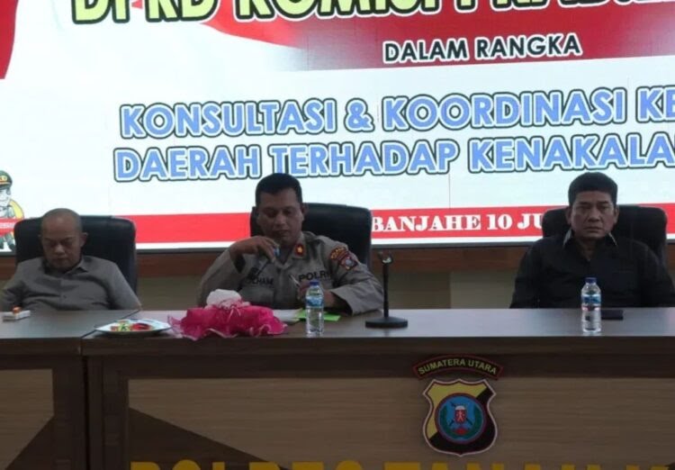 Komisi-l DPRD Langkat Kunjungi Polres Tanah Karo, Bahas Sinergi dan Penanganan Kenakalan Remaja.