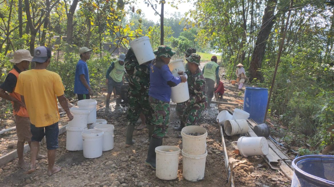 Kodim Boyolali Geber Pra-TMMD Sengkuyung III di Desa Sari Mulyo