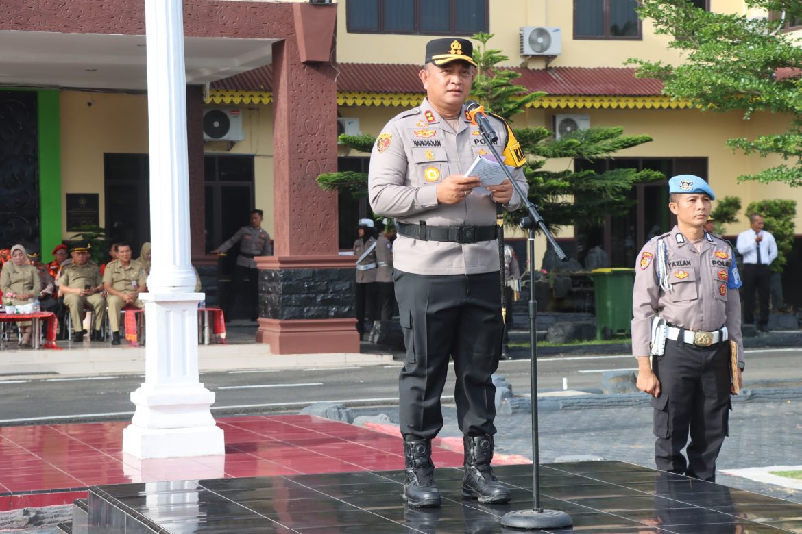 Polres Batu Bara Gelar Apel Pasukan Ops Patuh Toba 2025