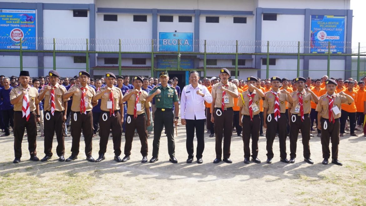 Kontingen Pramuka Warga Binaan Rutan Boyolali Dilepas Menuju Nusa Kambangan, Dandim Beri Motivasi