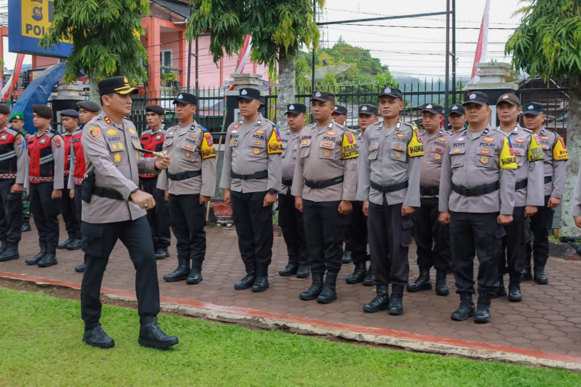 Polres Pasaman Gelar Apel Pasukan operasi Patuh Singgalang 2025, Berjalan Sukses,