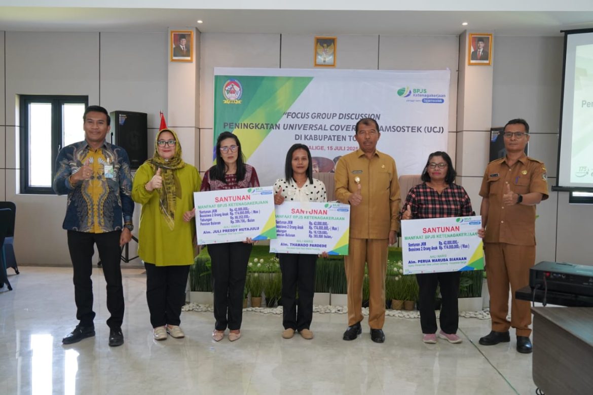 FGD Peningkatan Universal Coverage Jamsostek, Pemkab Toba Upayakan Program Sertakan