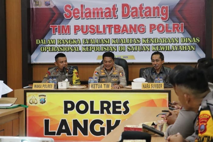 Puslitbang Polri Tinjau Langsung Kualitas Randis di polres Langkat Dorong Perbaikan Layanan Operasional.