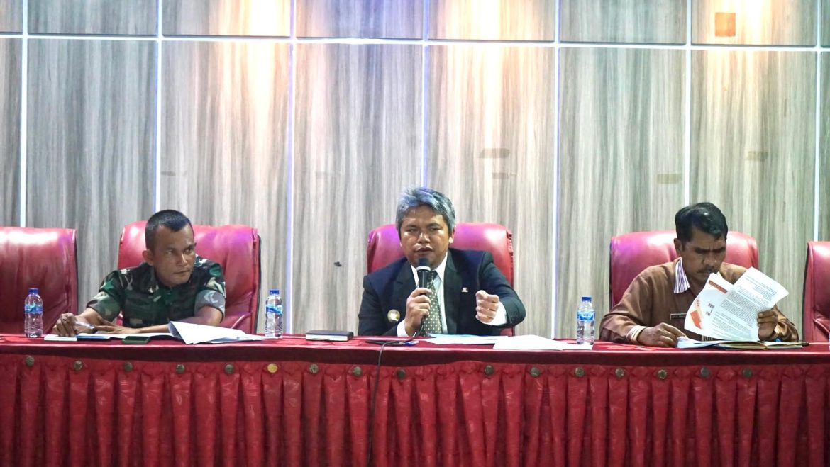 Laksanakan Rakor Penanganan dan Mitigasi Karhutla, Pemkab Taput Persiapkan Semua Lini Sektor Tetap Siaga dan Mengedepankan Edukasi Pencegahan
