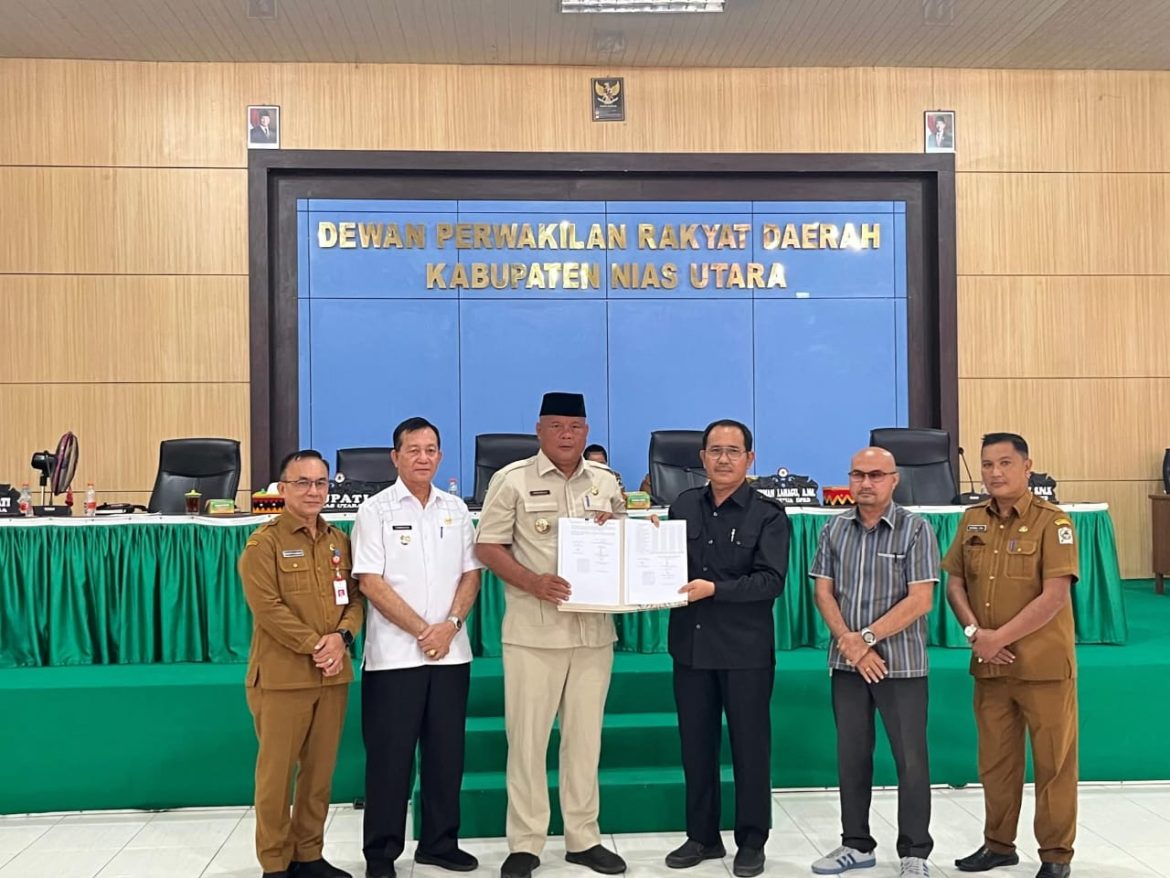 Rapat Paripurna Penetapan Perubahan KUA dan PPAS APBD Tahun 2025 Digelar di DPRD Kabupaten Nias Utara Nias Utara,