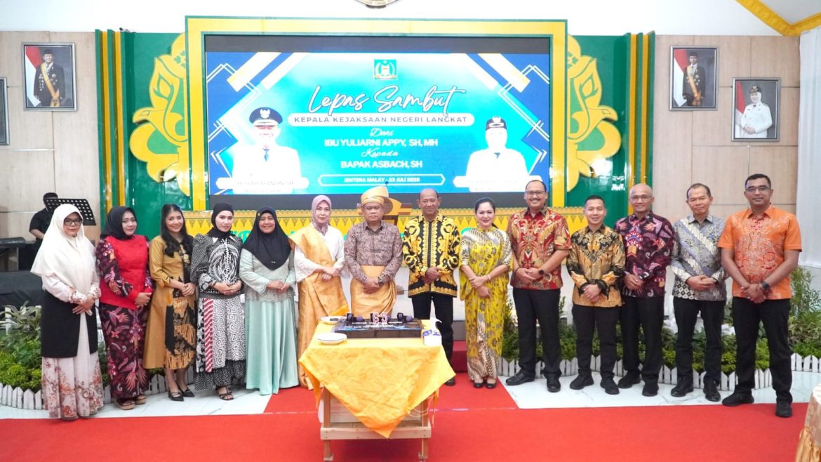 Syah Afandin Sambut Hangat Kajari Baru, Apresiasi Kinerja Kejaksaan Negeri Langkat.