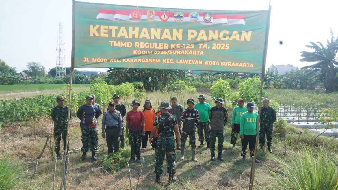 *Dukung Program Kasad Tentang Ketahanan Pangan, Satgas TMMD Reguler Ke-125 Laksanakan Kerjabakti Penyiapan Lahan Penanaman Jagung*