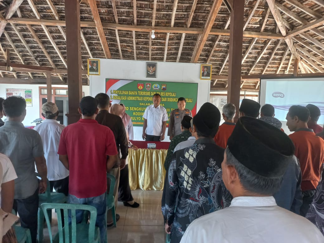 Warga Sarimulyo Dapat Pembekalan Tangkal Radikalisme dari Satgas TMMD dan Polres Boyolali