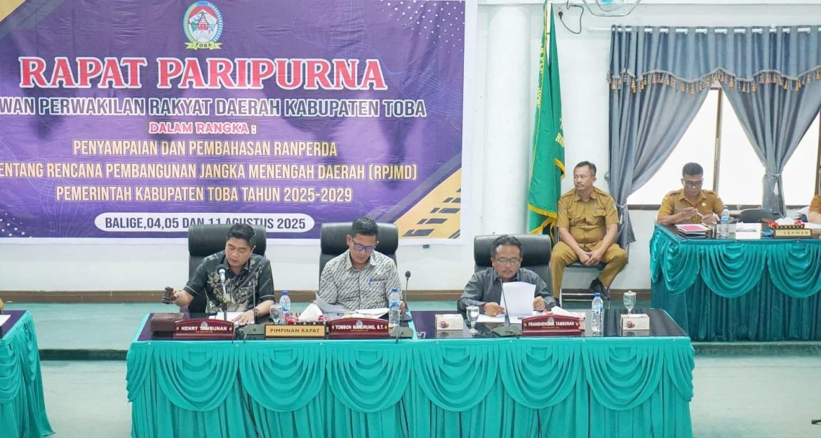 Paripurna Ranperda RPJMD 2025-2029 Fraksi-Fraksi Sampaikan Masukan dan Saran