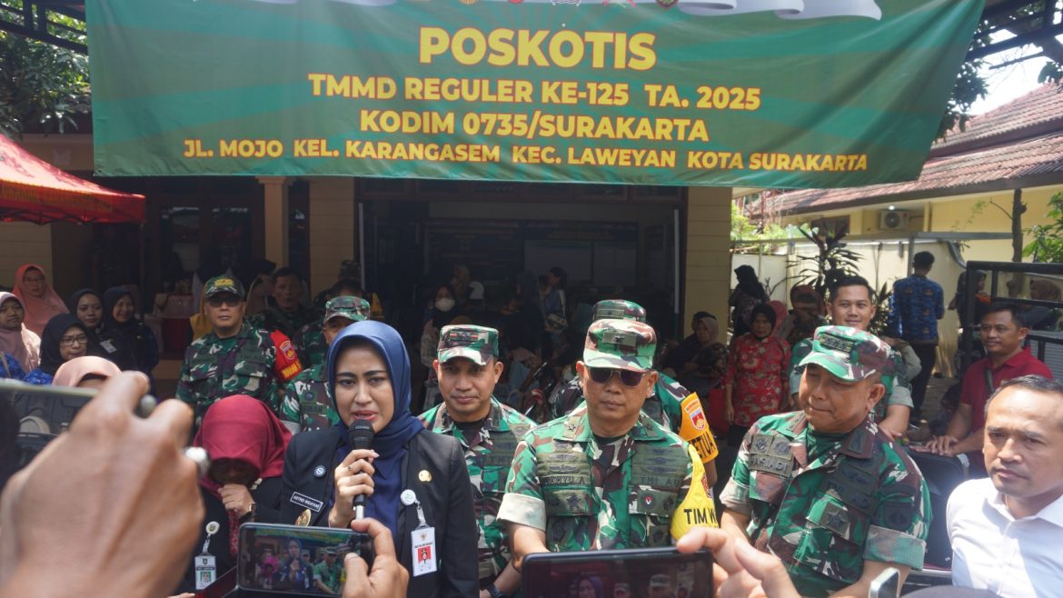 *Tim Wasev Mabes TNI Kunjungi TMMD Reguler Ke-125 di Wilayah Kodim 0735/Surakarta*