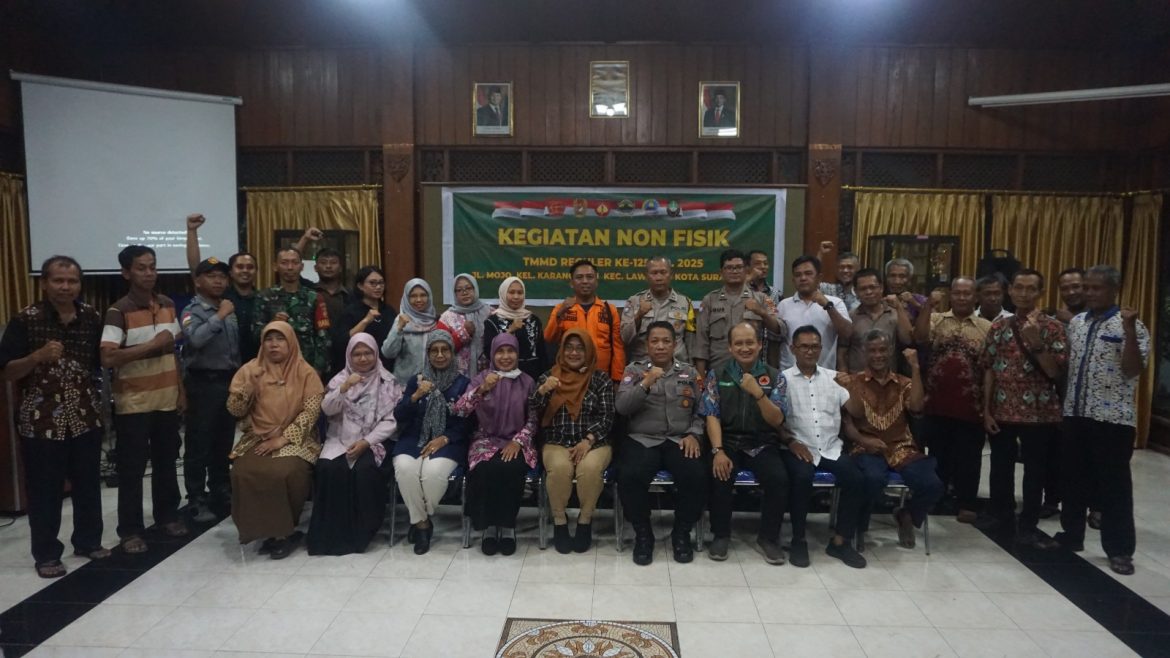 Giat Non Fisik, Satgas TMMD Reguler Ke-125 Kodim 0735/Surakarta Gelar Penyuluhan Mitigasi Banjir Dan Kebakaran*