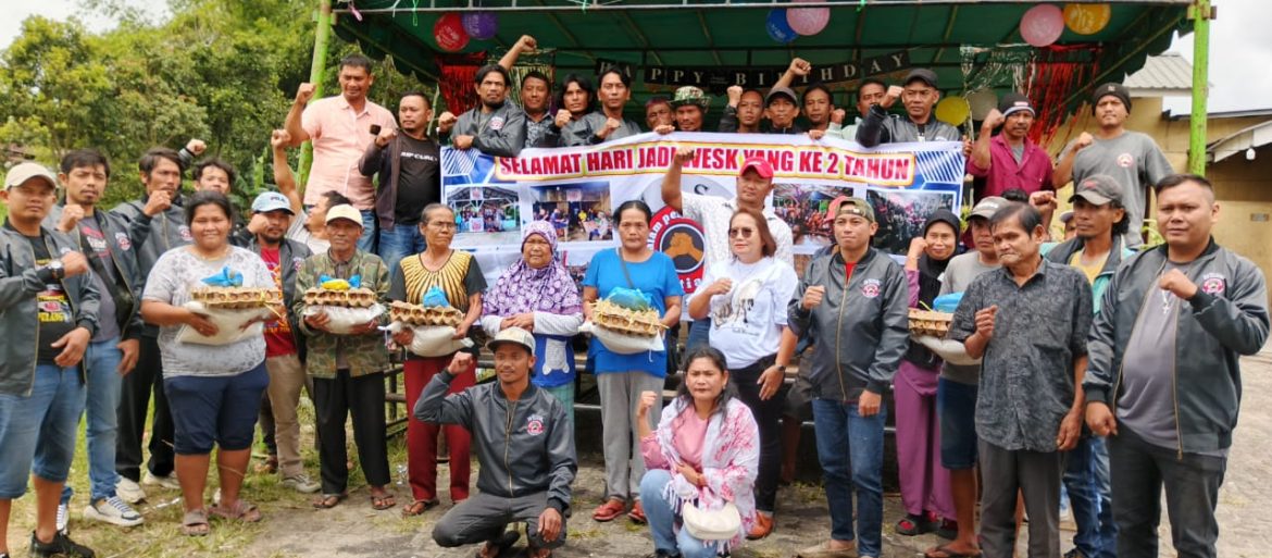Memperingati HUT Ke-2 Wong Empaty Setia Kawan (WESK) Berbagi Tali Asih