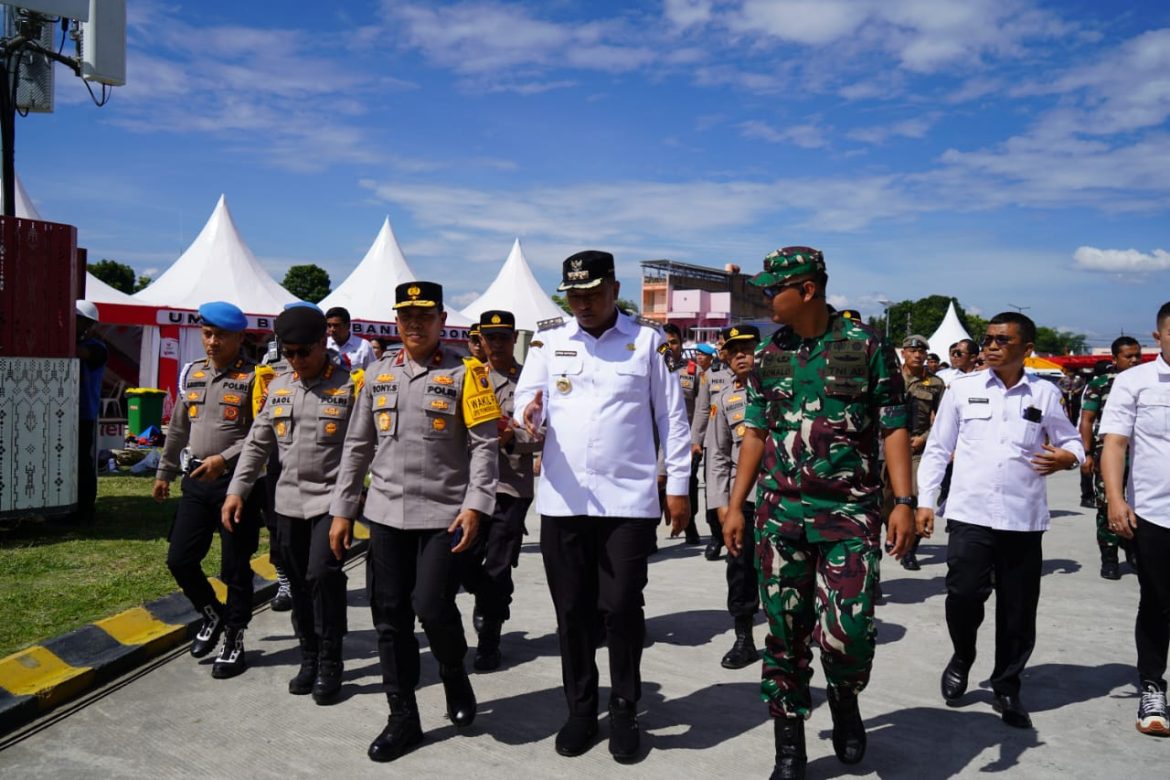 Bupati Toba Dampingi Wakapolda Tinjau Kesiapan Pengamanan Aquabike dan F1H2O