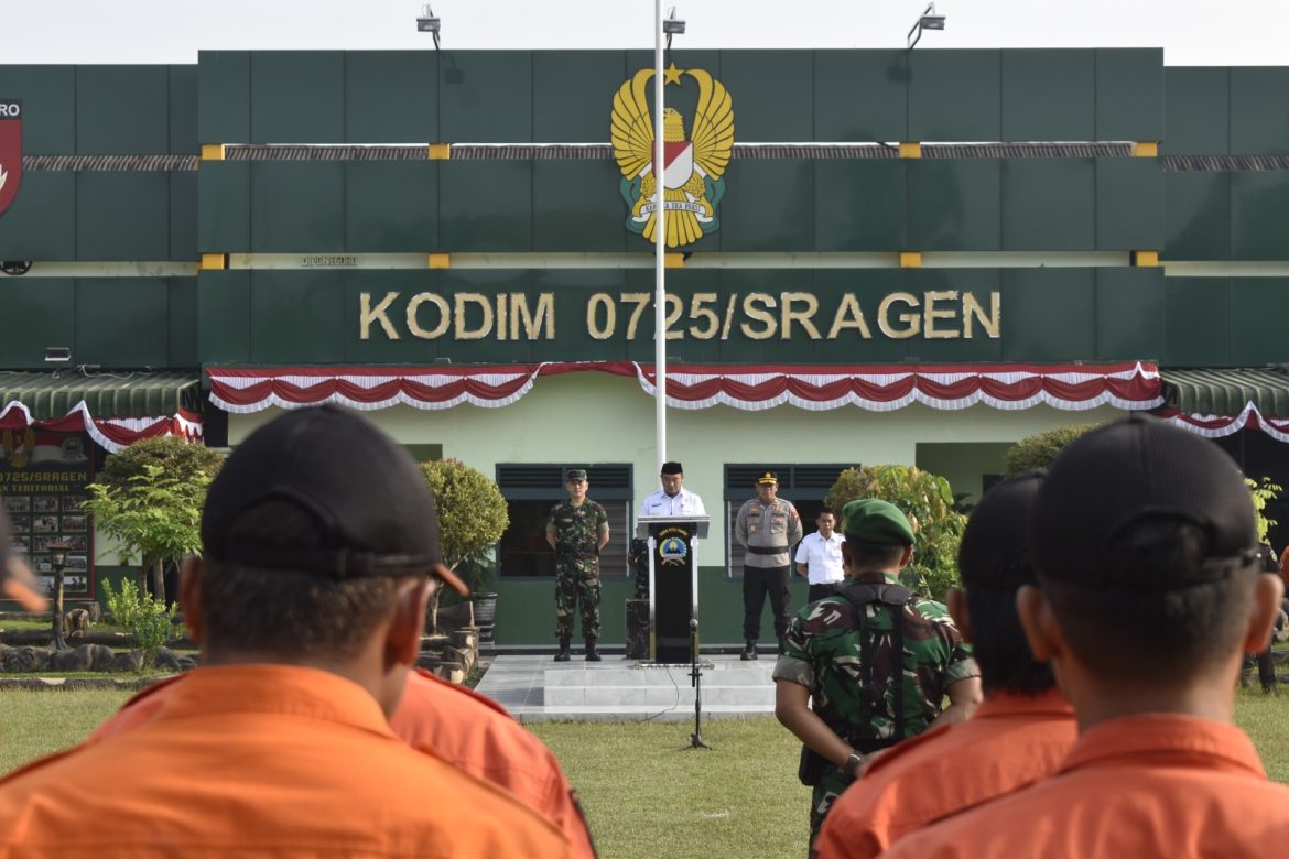 Bupati pimpin Apel di Kodim Sragen, Tekankan 4 poin