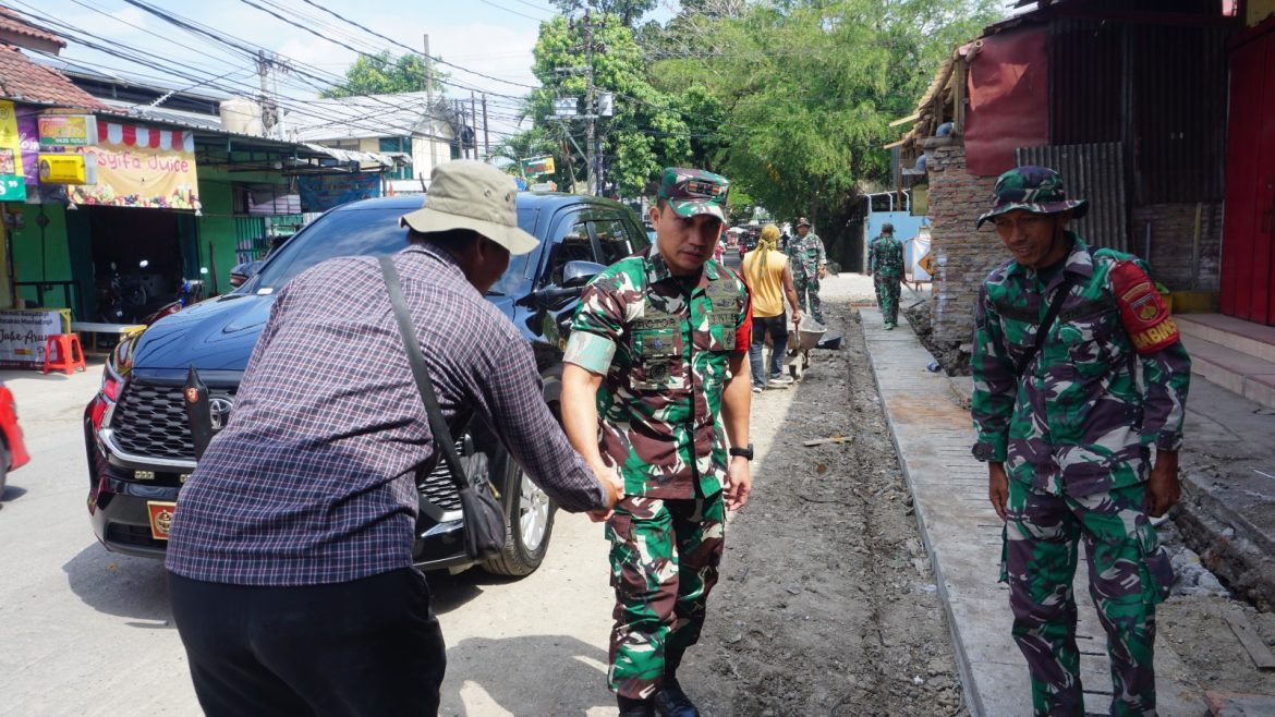 *Pastikan Sesuai Rencana, Dansatgas TMMD Reguler Ke -125 Kodim 0735/Surakarta Rutin Cek Ke Lokasi*