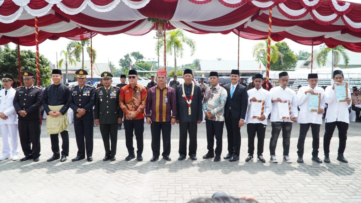 Bupati Syah Afandin Serahkan Remisi bagi Warga Binaan Lapas di HUT ke-80 RI.