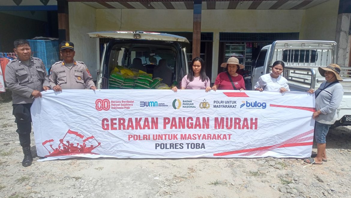 Polsek Balige Salurkan Beras SPHP Murah Untuk Masyarakat