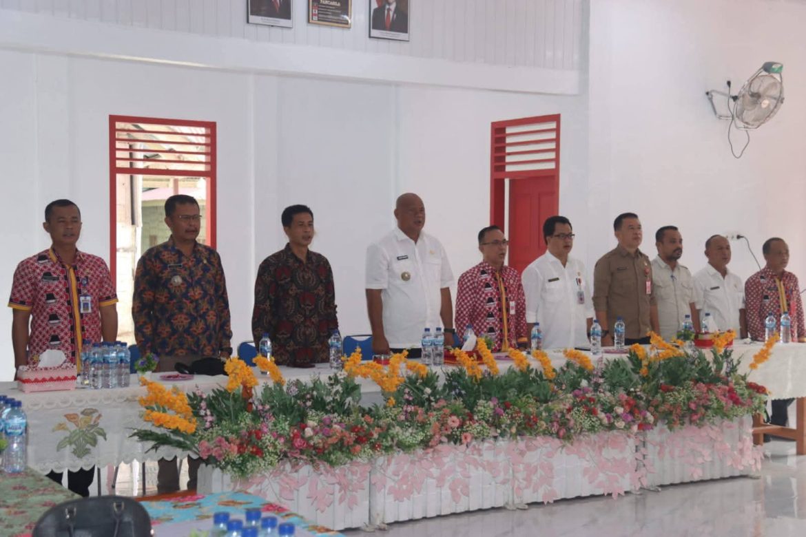Bupati Nias Utara Resmikan Balai Pelatihan Desa Fulolo Kecamatan Alasa
