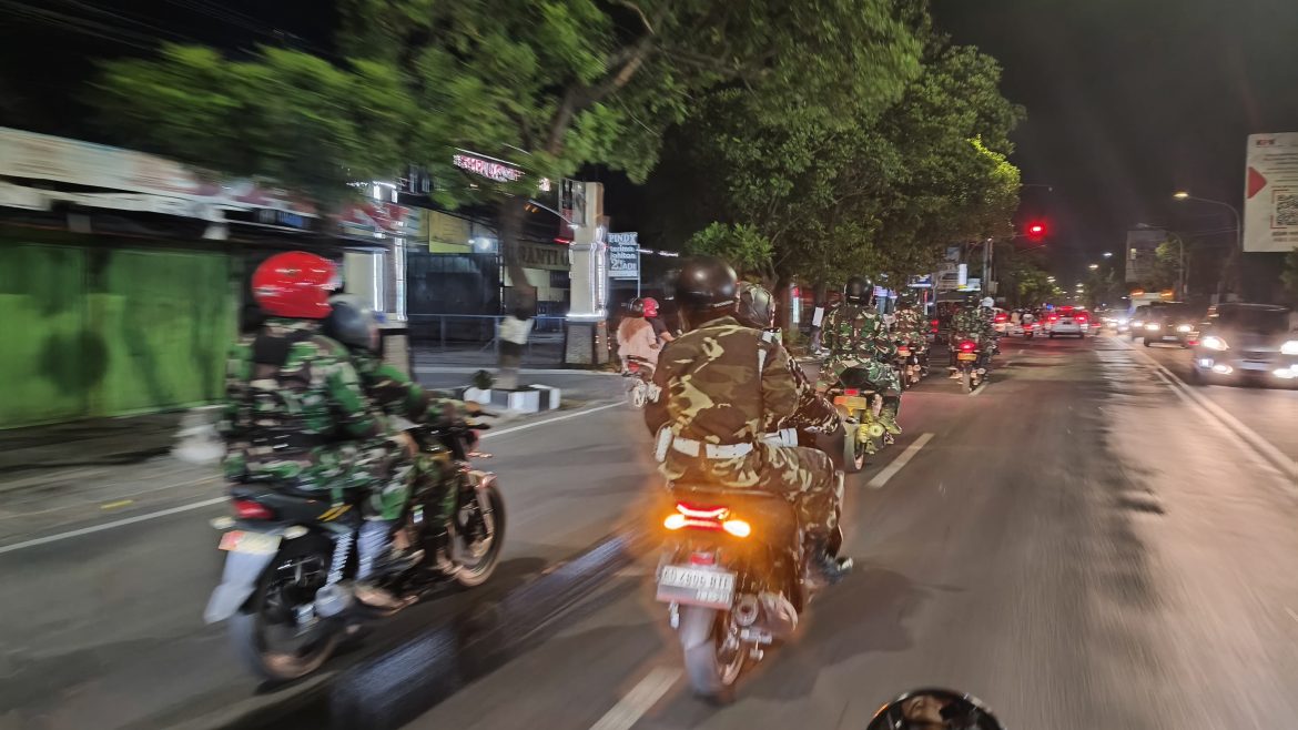 Ciptakan rasa aman, Kodim 0725/Sragen ajak element Masyarakat Patroli bersama.