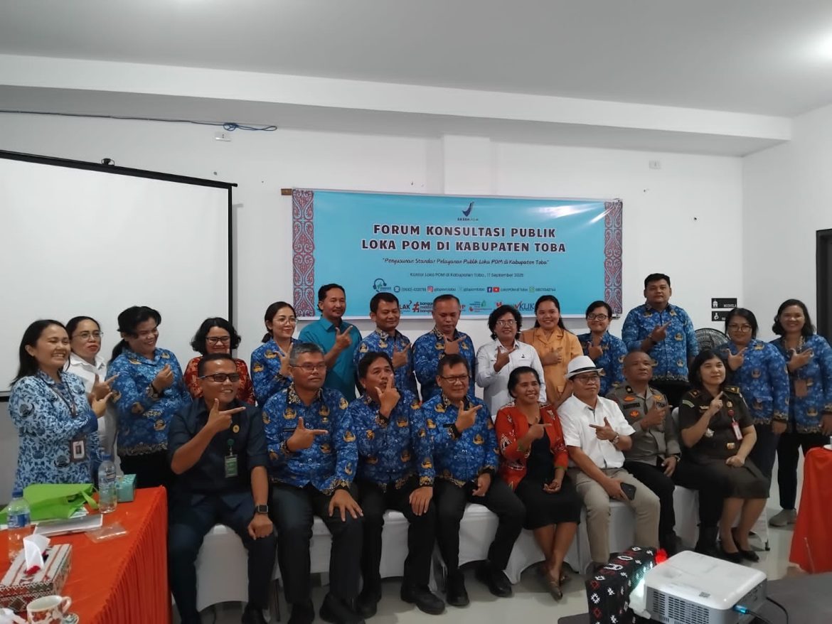 Forum Komunikasi Publik Loka POM di Kabupaten Toba