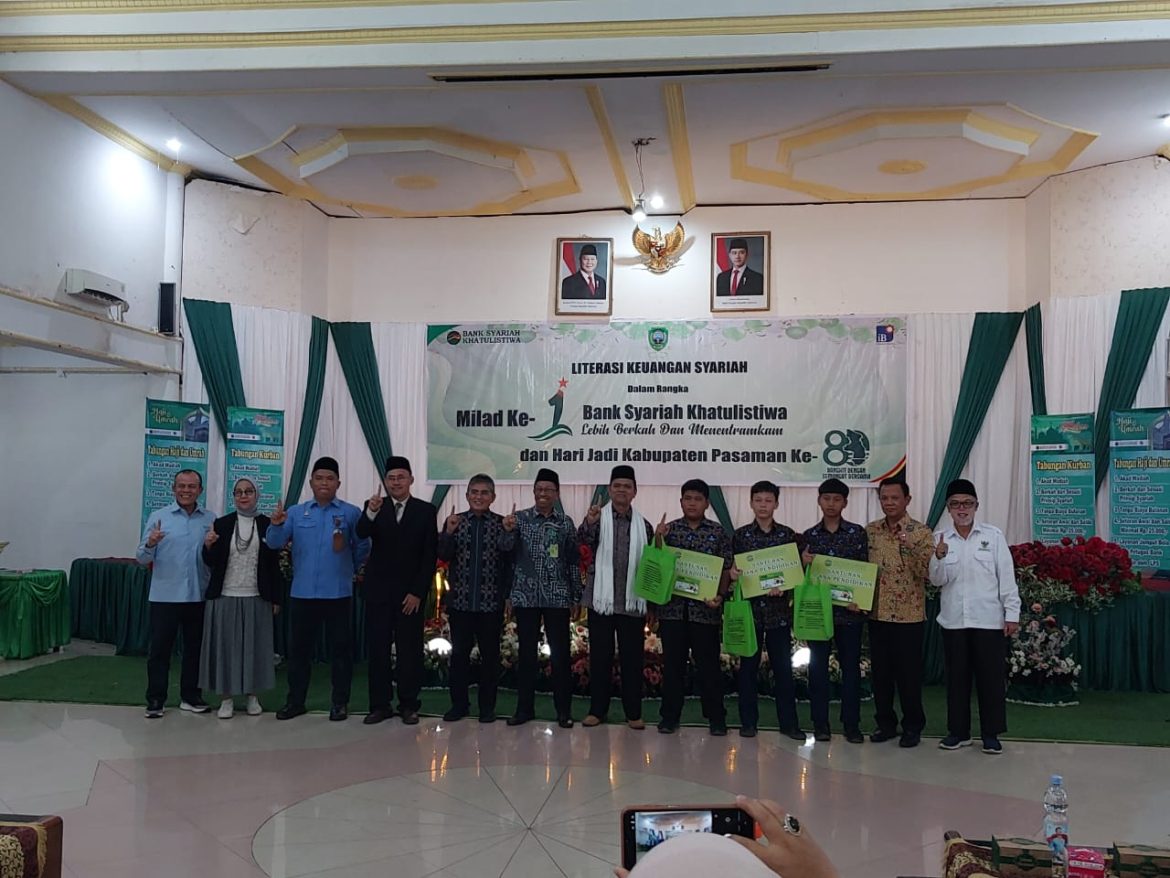 Kinerja Bank Syariah Khatulistiwa Positif, Dirut Sampaikan Terimakasih ke Pemkab Pasaman.