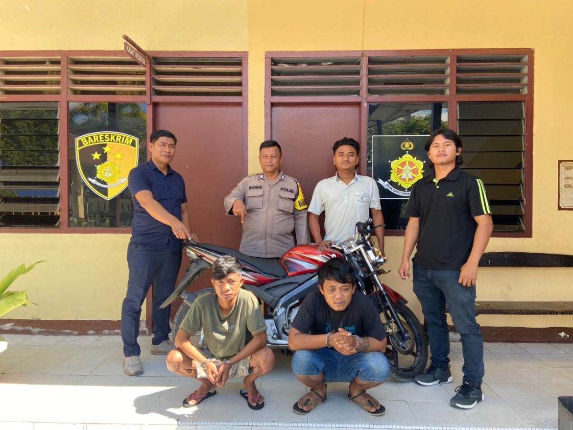 2 Pelaku Curanmor di Balige Berhasil Ditangkap Polisi