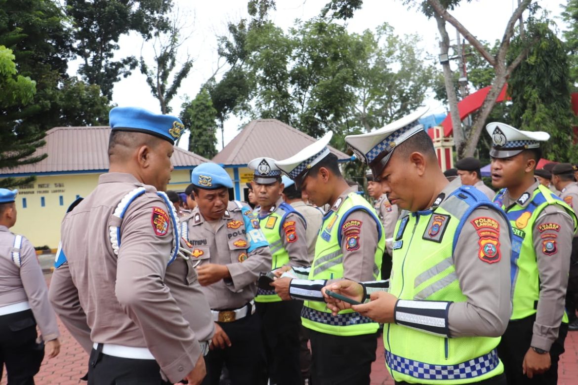 *Secara mendadak Polres Langkat melakukan Gaktibplin Kepada Seluruh Personil Polres Langkat*