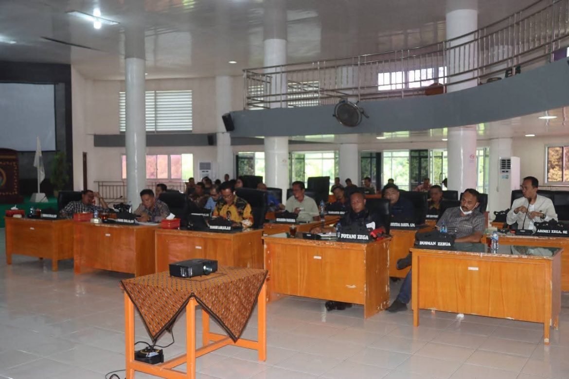 DPRD Nias Utara Gelar Rapat Kerja Bersama Pemerintah Kabupaten Bahas Sinergitas Penyelenggaraan Pemerintahan Daerah
