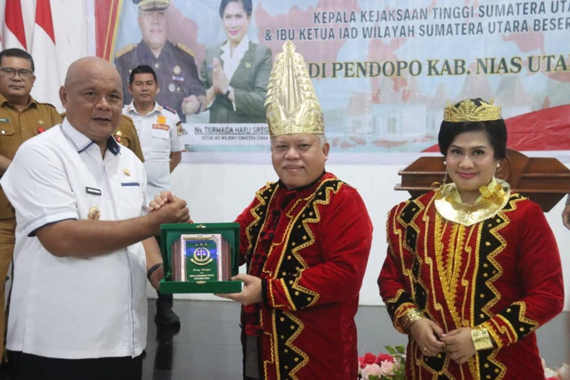 Kepala Kejaksaan Tinggi Sumatera Utara Kunjungi Kabupaten Nias Utara
