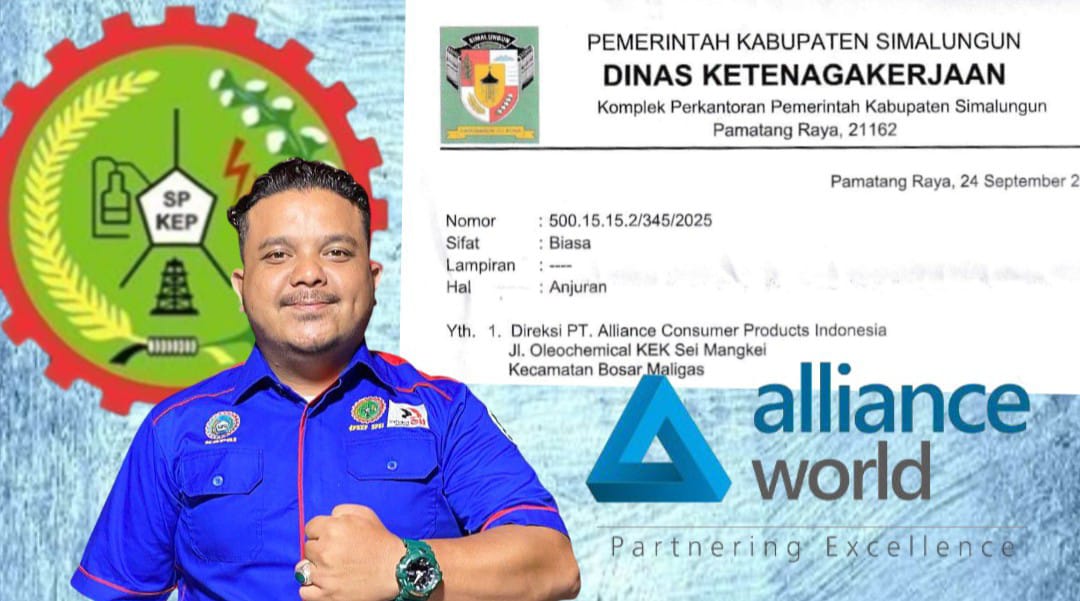 Dua Pekerja yang Di-PHK PT Alliance Memasuki Babak Baru, Disnaker Simalungun Anjurkan untuk Dipekerjakan Kembali