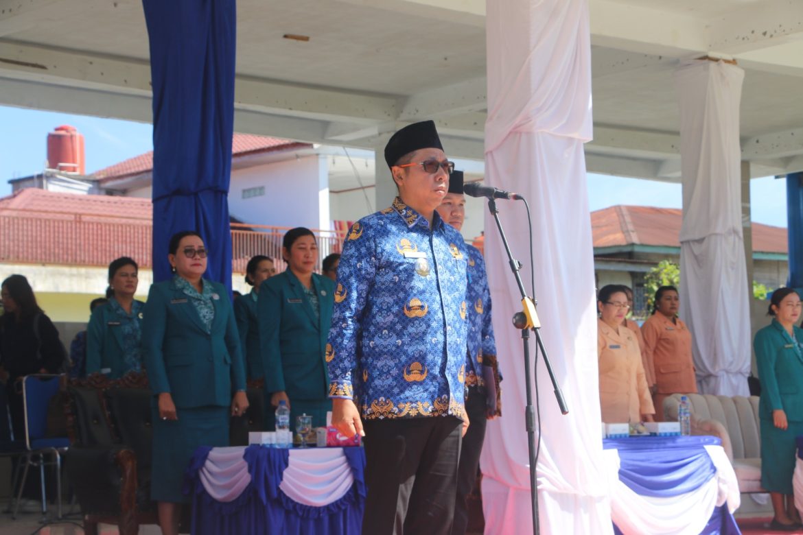 Bupati Tapanuli Utara JTP Hutabarat Pimpin Upacara Peringatan Hari Sumpah Pemuda Ke-97 Tahun 2025